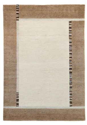 Natur Pur Alfombra de sal&oacute;n anudada a mano - beige 70x140 cm