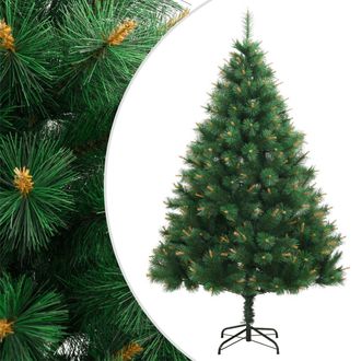vidaXL Vidaxl - Rbol De Navidad Artificial Con Bisagras Y Soporte 240 Cm