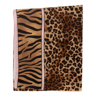 Saint Barth Scarves, female, Brown, Size: ONE SIZE altro Lino