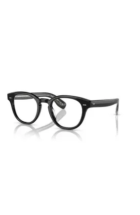 Oliver Peoples 48mm Round optical glasses in Black at Nordstrom