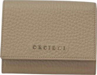 Orciani Wallets & Cardholders, female, Gray, Size: ONE SIZE Soft Small Leather Envelope Wallet