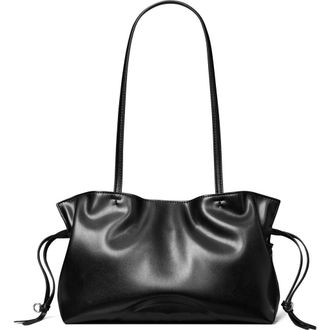 Tory Burch Small Ella Natuura Drawstring Tote in Black at Nordstrom