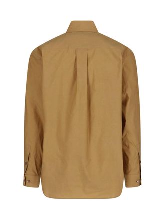 Christophe Lemaire Mens Shirts Brown Cotton