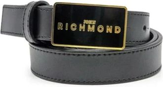 John Richmond Damesriem met Stijl - Dames - Riemen - Zwart - 95 CM - Leer - Accessoires