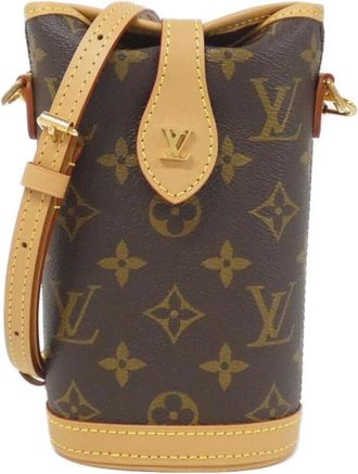 Louis Vuitton Brown Coated Canvas Pouch (Pre-Owned)
