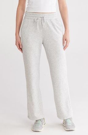 90 Degree by Reflex Sunday Vibe Scuba Fleece Pants in Heather Grey at Nordstrom Rack, Size X-Large
