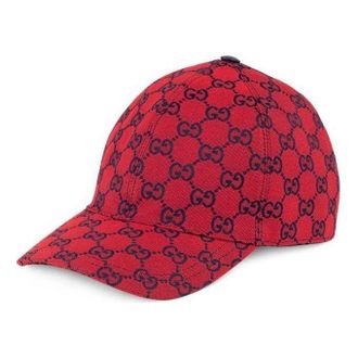 Gucci GG Multicolor Canvas Baseball Hat Red Blue 661226-4HG62-6477