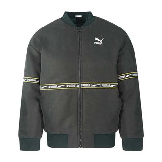 Puma Geruite bomberjack heren (Zwart)
