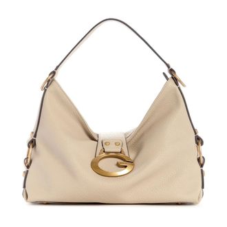 Guess Shoulder Bags, female, Beige, Size: ONE SIZE Camden Shoulder Bag