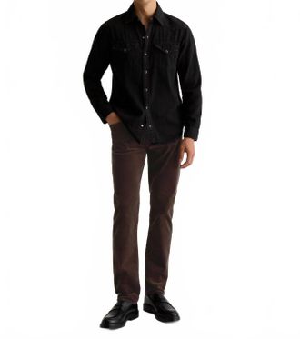 AG - Adriano Goldschmied Tellis Corduroy Pant In Raw Umber