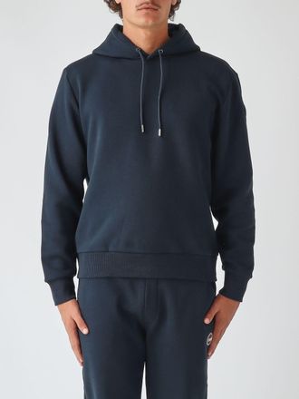 Colmar Felpa con cappuccio in misto cotone relaxed fit con logo a contrasto