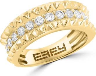 Effy Lab-Grown Diamond Band Ring in Gold at Nordstrom Rack, Size 7