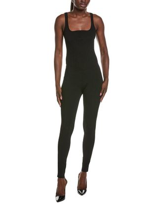 Paris Georgia Paris Georgia Ribbed Bustier Catsuit