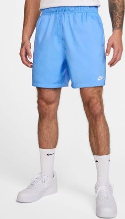 Nike Club Woven Flow Shorts in University Blue/White at Nordstrom, Size Xx-Large