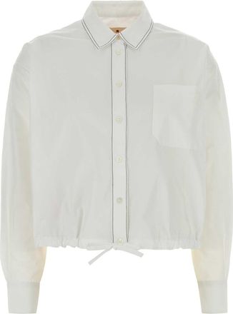 Marni White Poplin Oversize Shirt