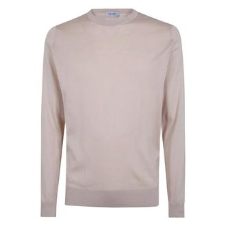 John Smedley Round-neck Knitwear - Knitwear - Hombre - Beige - 2XL