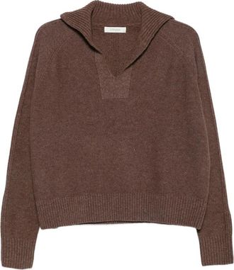 Jcsophie Pilar Sailor-collar Raglan-sleeve Sweater