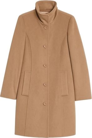Pennyblack Pbbliz Slim Coat - Dames - Mantel - Beige - M - Wol - Jassen