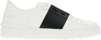 Valentino Garavani Schoenen, Dames, Wit, 37 EU, Open Sneaker