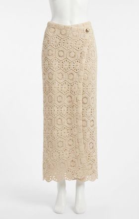 Z Supply Raquel Lace Skirt In Natural