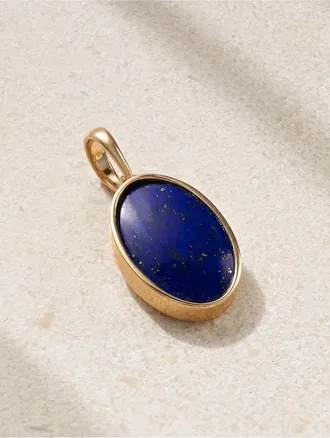 Marla Aaron Pendente In Oro 14 Carati Con Lapislazzuli
