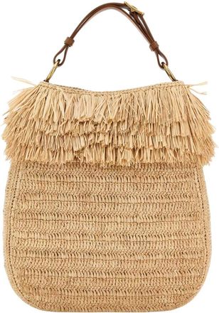 Saint Laurent Natural Roady Large Shoulder Bag