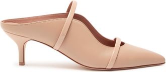 Malone Souliers Maureen 45 Leather Mules - Nude - 39 (IT39 / UK6)