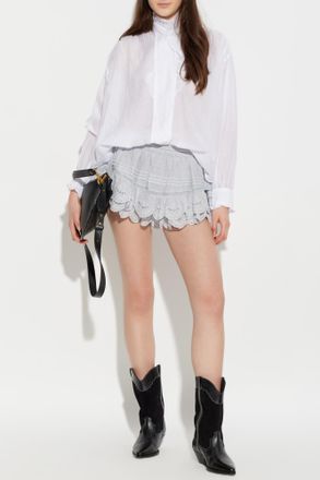Isabel Marant Puria Shorts, Womens, Light Blue