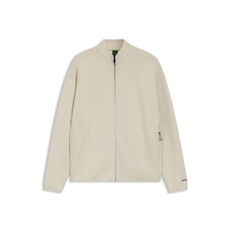 BOSS Reflective-graphic sweatshirt in a cotton blend