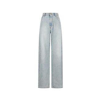 Darkpark Wide Jeans, female, Blue, Size: W27 Khris Barrel Leg Denim