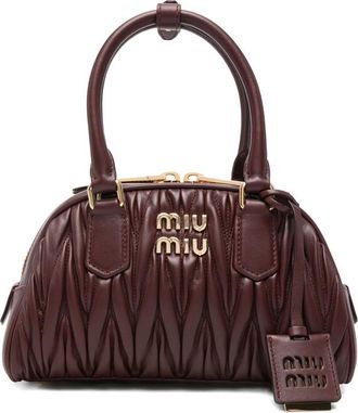 Miu Miu Matelass&eacute; Leather Shoulder Bag