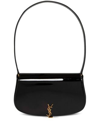 Saint Laurent Demi Lune schoudertas - Zwart