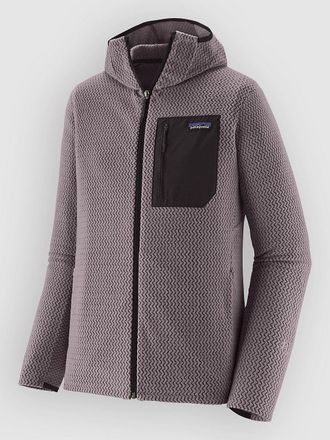 Patagonia R1 Air Full-Zip Hoody Fleecejacke grau