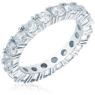 Rafaela Donata Womens Female Sterling Silver Ring - Size R