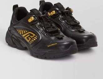 Balmain leather low-top sneakers