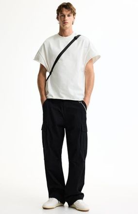 H&M Relaxed-fit Cargo Pants in Black at Nordstrom, Size Xx-Large