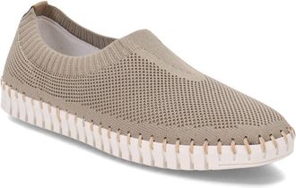 Eric Michael Womens Lucy Mesh Slip On In Beige