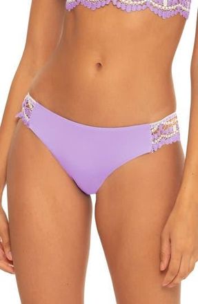 BECCA by Rebecca Virtue Delilah Bikini Bottoms in Iris at Nordstrom Rack, Size Small