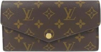 Louis Vuitton Pre-owned Wallets, female, Brown, Size: ONE SIZE Pre-owned Monogram Long Wallet