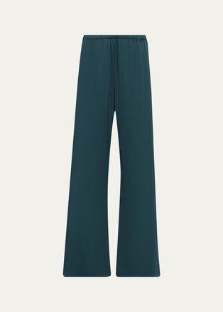 SIMKHAI Roni Satin Wide-Leg Pants