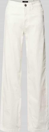 Zero Wide Leg Jeans im 5-Pocket-Design in Offwhite, Gr&ouml;&szlig;e 34