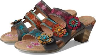 L'Artiste by Spring Step Alexi Womens Wedge Shoes Grey : EU 37 (US Womens 6.5-7) M, Leather