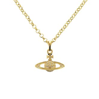 Vivienne Westwood Metal Rhinestone Necklace (Pre-Owned)