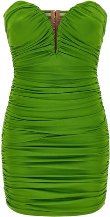 Elisabetta Franchi jurk met hartvormige halslijn