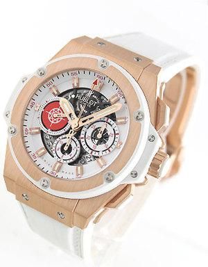 Hublot King Power Costa Smeralda Matte White Chronograph Dial Mens Watch 710OE2123GRPCM12
