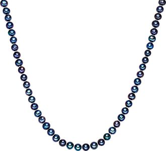 Lulu & Jane Womens luluandjane Female Shell pearl(s) Earring - Blue - One Size