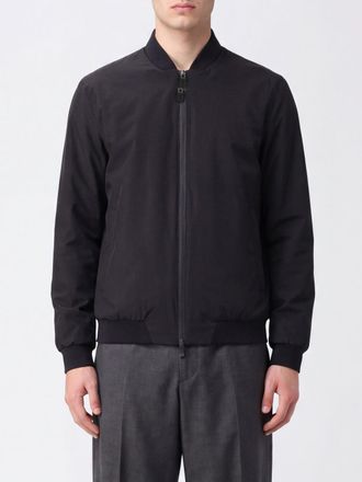 Herno Technical Polyester Bomber Jacket with Ribbed-Knit Collar and Cuffs