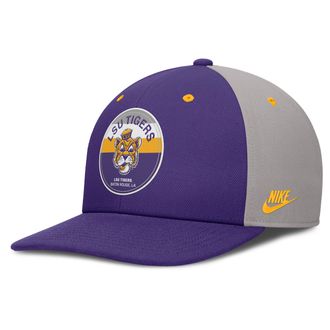 Nike LSU Athletic Prep Pro Nike Mens Dri-FIT College Adjustable Hat in Purple | NC120FD9LOV-7U6