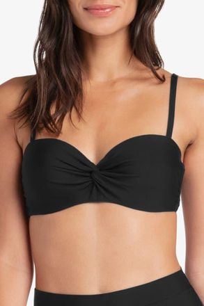Helen Jon Twist Underwire Bra in Black at Nordstrom, Size X-Small