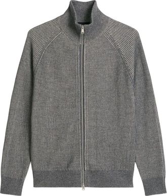 Marc O'Polo Cardigan in Maglia Manica Lunga - - Knitwear - Uomo - Grigio - M